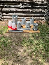 Chicken feed and watering equipment