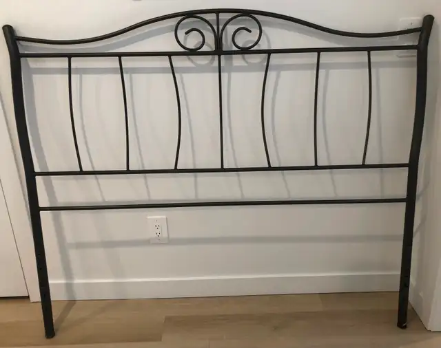 Queen Grey metal headboard