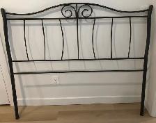 Queen Grey metal headboard