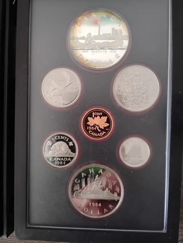1984 Canada Proof Double Dollar Set