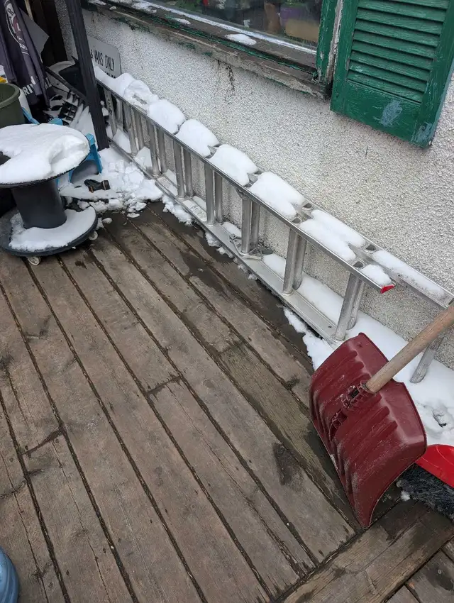 16 foot extension ladder great shape $60