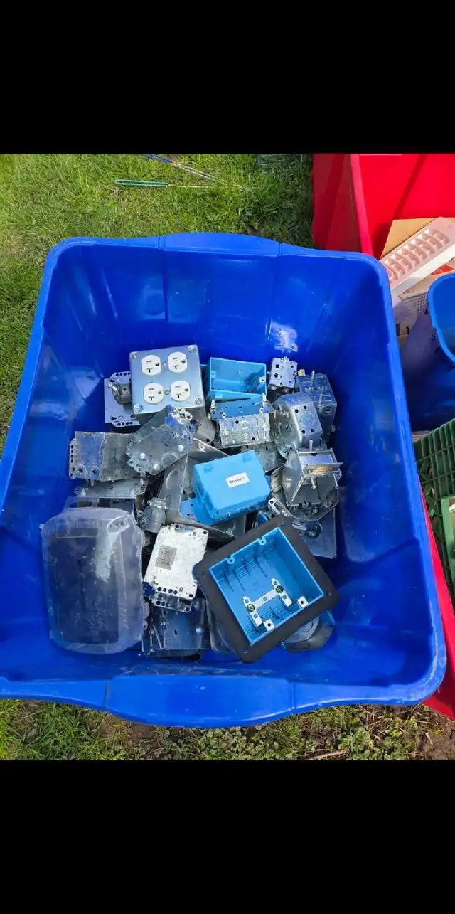 Electrical, boxes, plugs