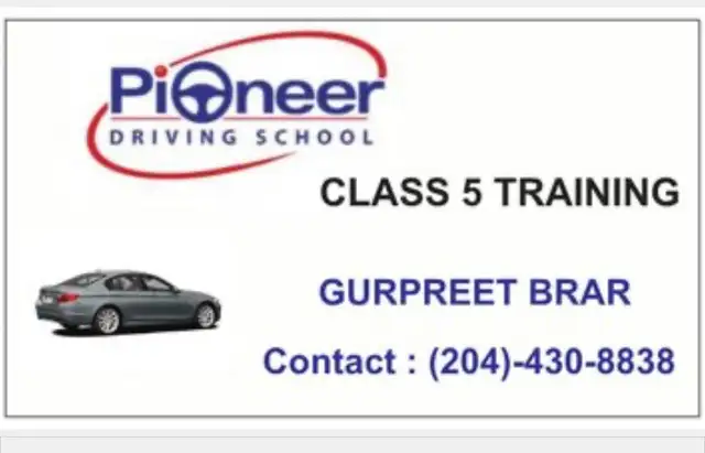 Professional and experienced class 5 female instructor.