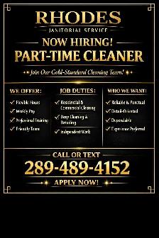Part-Time Cleaner