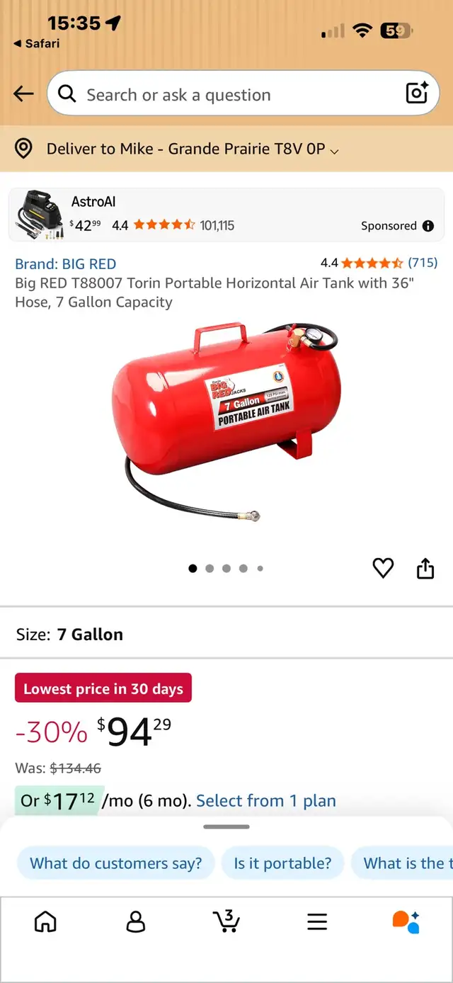 Air Compressor, Portable Air Tank and 3/8" Air Ratchet - Photo 8