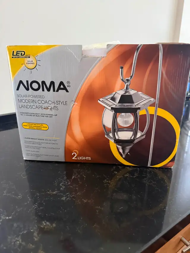 New Solar Powered Coach Lights