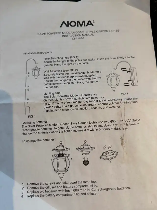 New Solar Powered Coach Lights - Photo 5