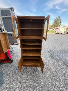 Free delivery used Bookcase with Glass Doors - Photo 3