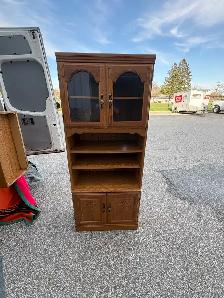 Free delivery used Bookcase with Glass Doors - Photo 4