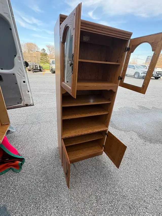 Free delivery used Bookcase with Glass Doors - Photo 7