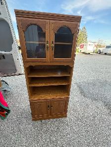 Free delivery used Bookcase with Glass Doors - Photo 8