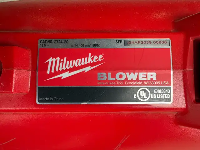 Milwaukee M18 Leaf Blower TOOL ONLY & (4) Job Site Organizers - Photo 3