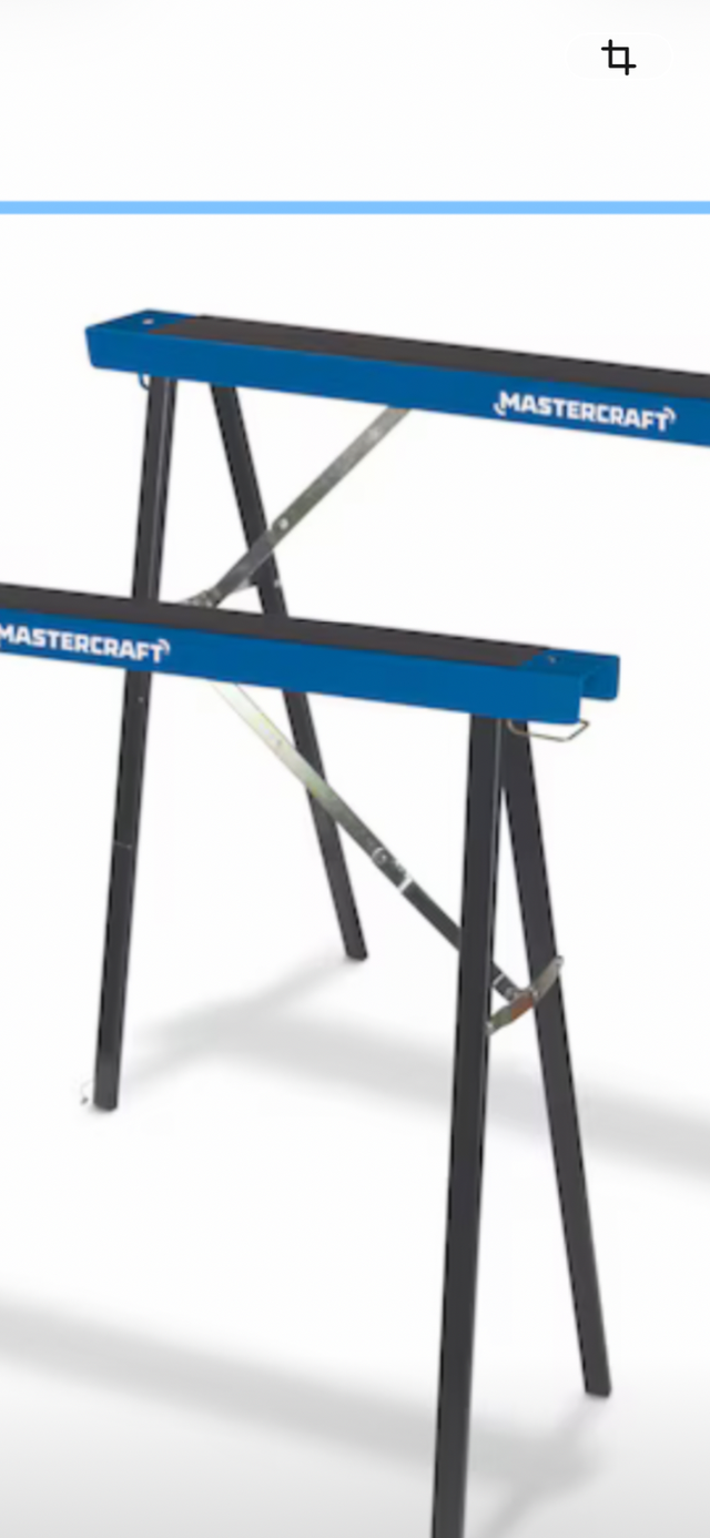Mastercraft 2 saw horses and 3 in1 support stand