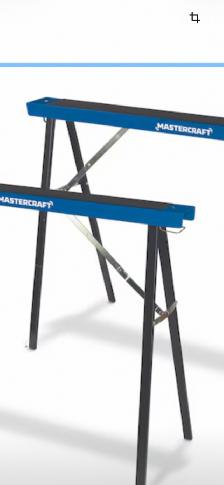 Mastercraft 2 saw horses and 3 in1 support stand