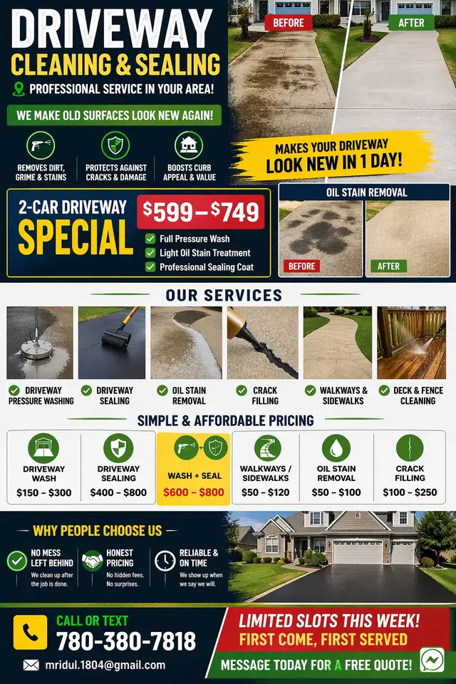 Pressure wash / Drive way coating