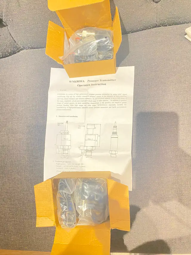 6 pcs pieces of Pressure Sensor Transmiter WNK80MA