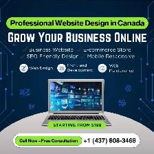 Professional Website Design in Canada – Starting at Just $199!