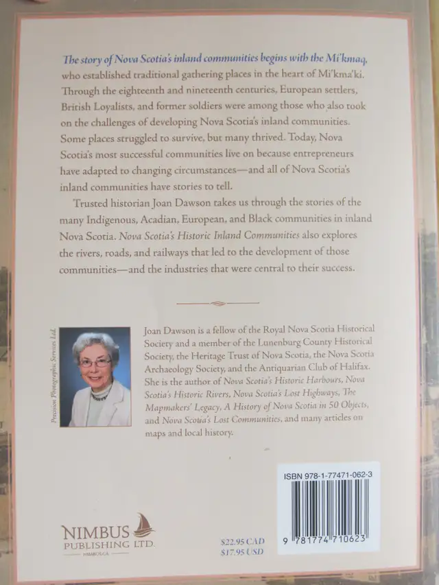 NOVA SCOTIA'S HISTORIC INLAND COMMUNITIES by Joan Dawson – 2022 - Photo 10