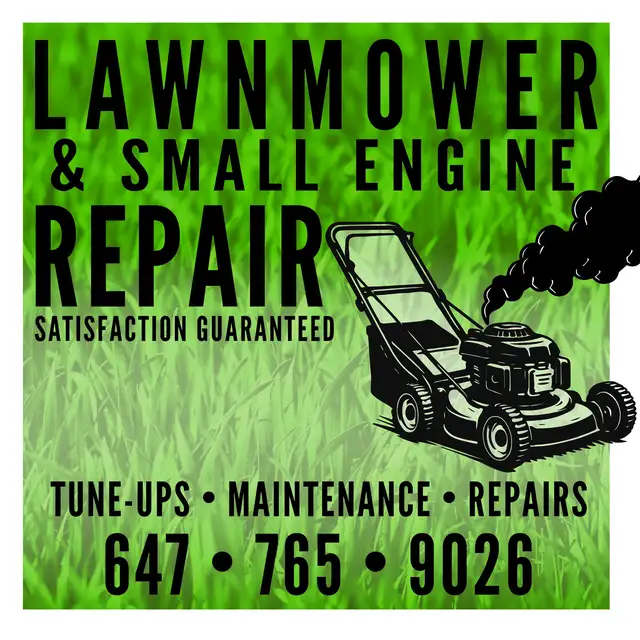 Lawnmower & Small Engine Repair — Tune-Ups, Maintenance & Repair