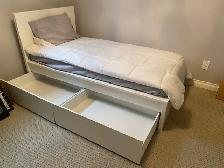 IKEA MALM TWIN BED SET - NEVER USED