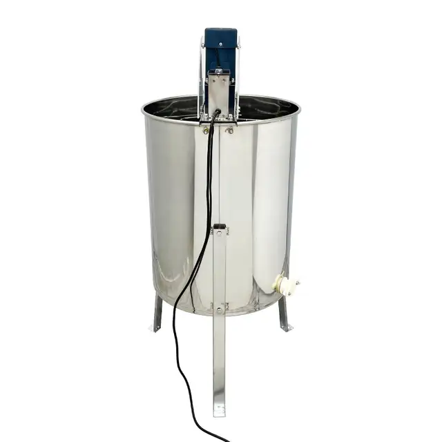 110V 4Frame 304SS Honey Extractor Beekeeping Centrifuge 170462 - Photo 3