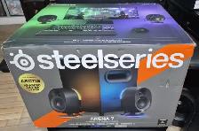 STEELSERIES ARENA 7 RGB 2.1 SPEAKERS – NEW SEALED – $250