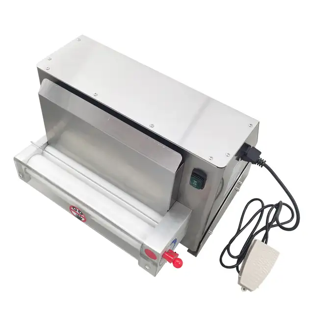 Electric Dough Roller Pizza Sheeter Pastry Press Machine 056789