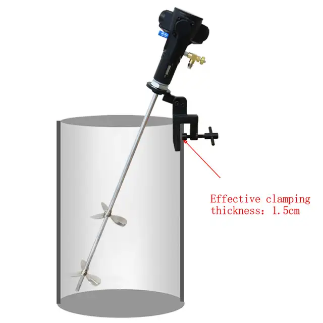 50 Gallon Tank Barrel Mixer Pneumatic Clip Bracket 140044 - Photo 4