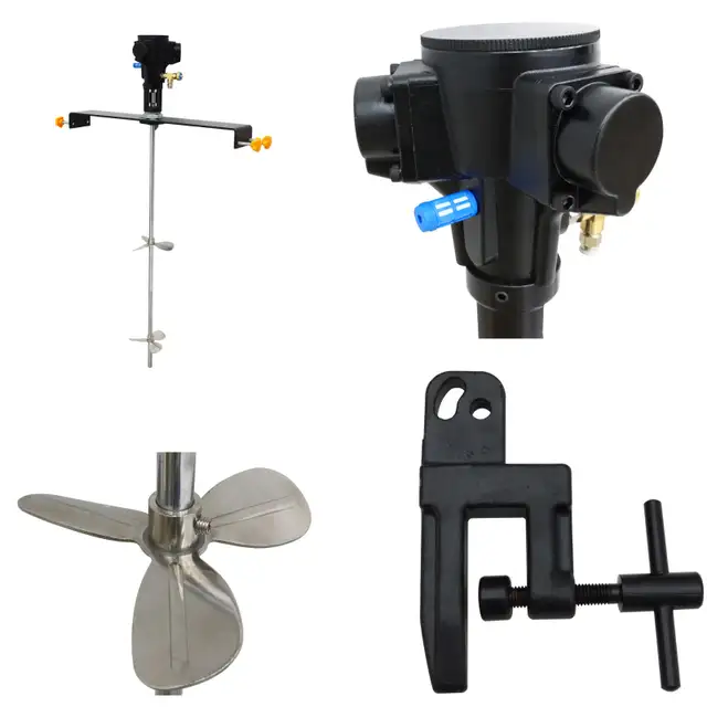 50 Gallon Tank Barrel Mixer Pneumatic Clip Bracket 140044 - Photo 7