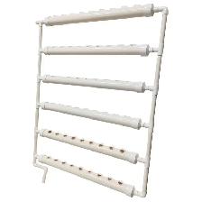 Wall-Mounted PVC Hydroponics Growing Kit 54 Plant Sites 141124