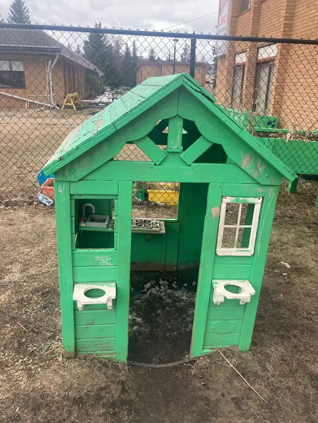 Kids playhouse, wood ,  sturdy - Photo 2