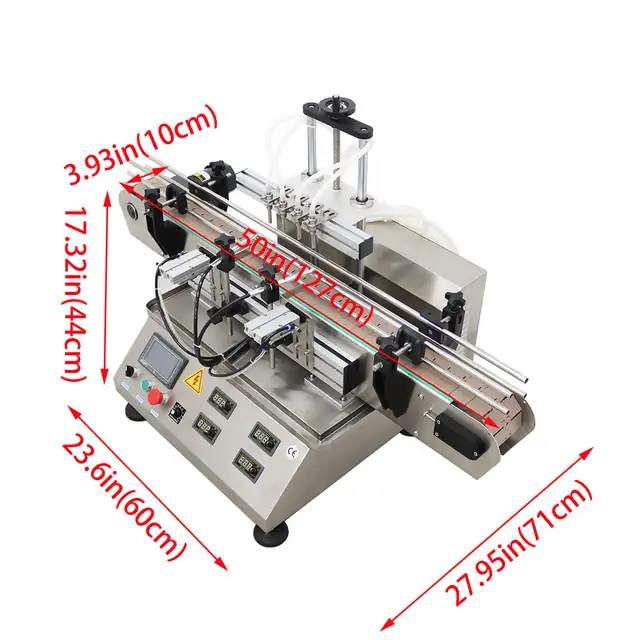 Desktop Four Head Magnetic Pump Liquid Filling Machine 160187 - Photo 2