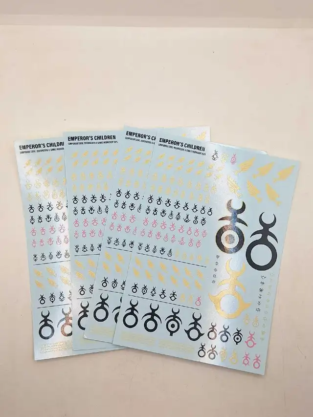 Warhammer 40k 4 Emperor's Children transfers