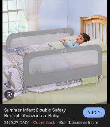 Summer Infant Double Safety Bed Rails – Set of 2 – $70 OBO