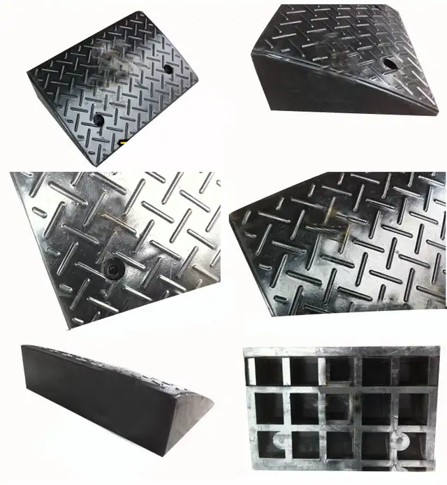 3.7"Rubber Loading Dock Rubber Curb Ramps 20 Ton Car Ramp 190085 - Photo 6