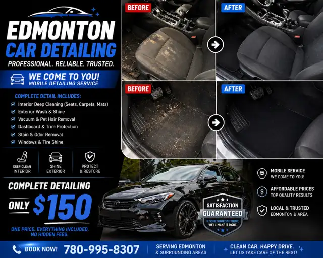 Professional Car Detailing – Satisfaction Guaranteed