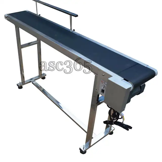 Promotion 110V 597.8' PVC Belt Conveyor Transport 230134