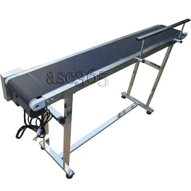 Promotion 110V 597.8' PVC Belt Conveyor Transport 230134 - Photo 2