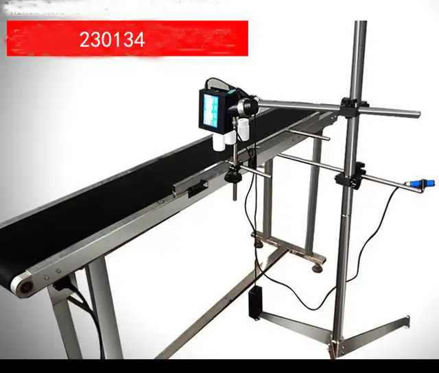 Promotion 110V 597.8' PVC Belt Conveyor Transport 230134 - Photo 6