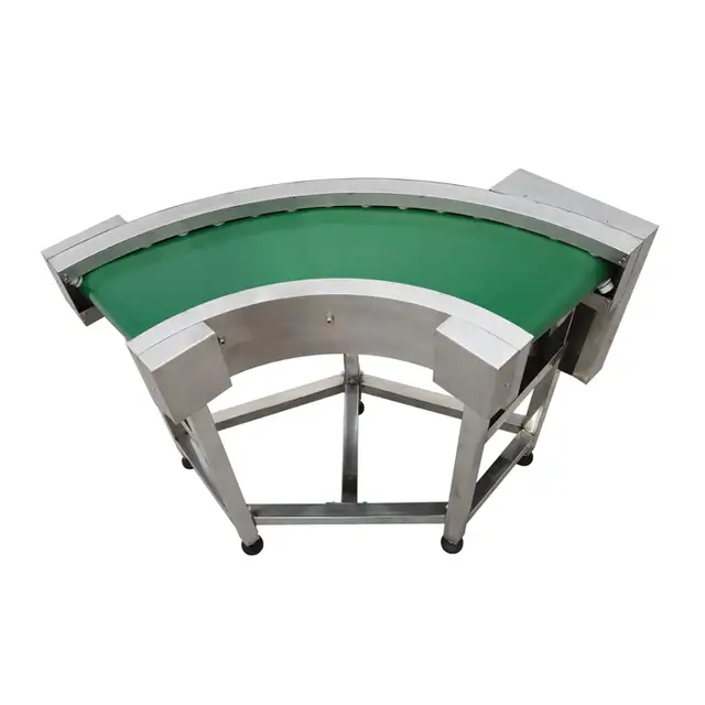 90 °Change Direction PVC Conveyor 110V Belt Transport 230143