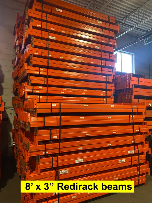✅  Used 96" redirack pallet racking beams - 1000’s in stock   ✅ - Photo 2