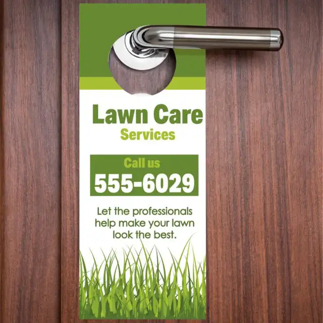 Custom Door Hangers | 1000 qty | 3.5'x8.5' | $159 Free Delivery! - Photo 2