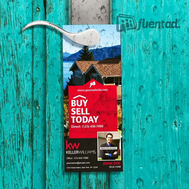 Custom Door Hangers | 1000 qty | 3.5'x8.5' | $159 Free Delivery! - Photo 3