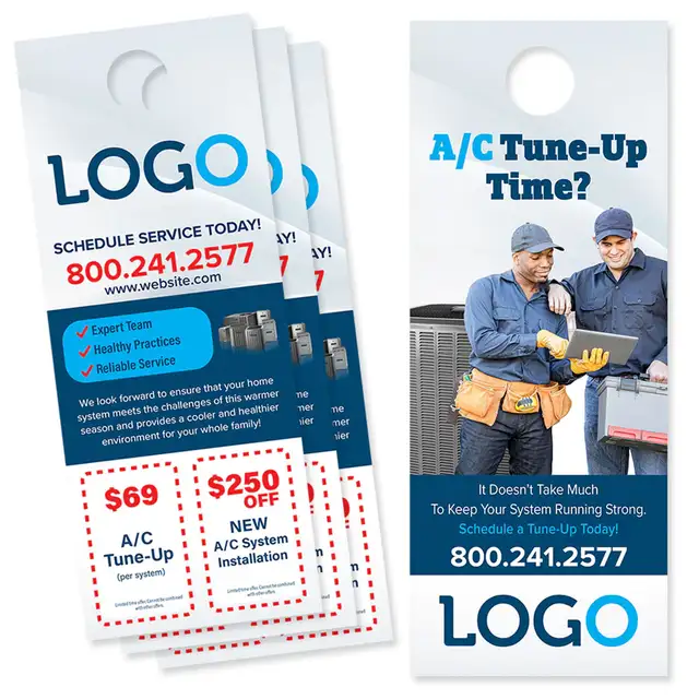 Custom Door Hangers | 1000 qty | 3.5'x8.5' | $159 Free Delivery! - Photo 4