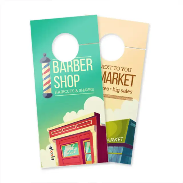 Custom Door Hangers | 1000 qty | 3.5'x8.5' | $159 Free Delivery! - Photo 5