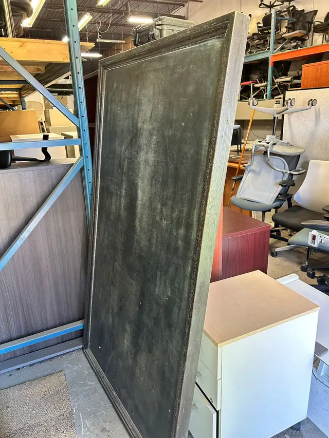 Wooden Blackboard – 36' × 72' – Only $80 | Excellent Condition!