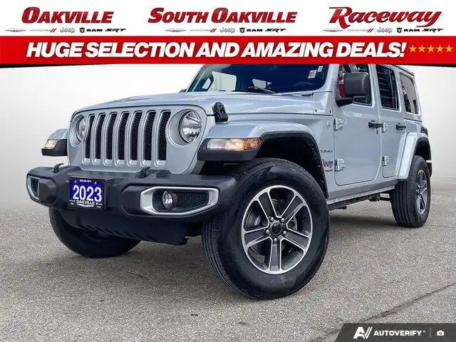 2023 Jeep Wrangler 4DR SAHARA | ALPINE AUDIO | GPS NAVI | HARDTO