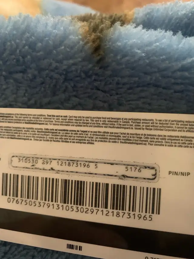 Food Gift  card. $28.94 balance. for $20 - Photo 2