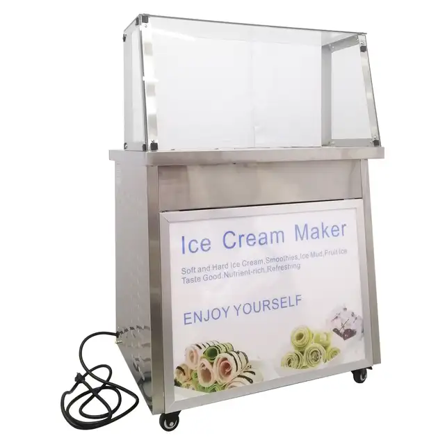 Fried Ice Cream Machine Ice Cream Roll Maker 220358 - Photo 2