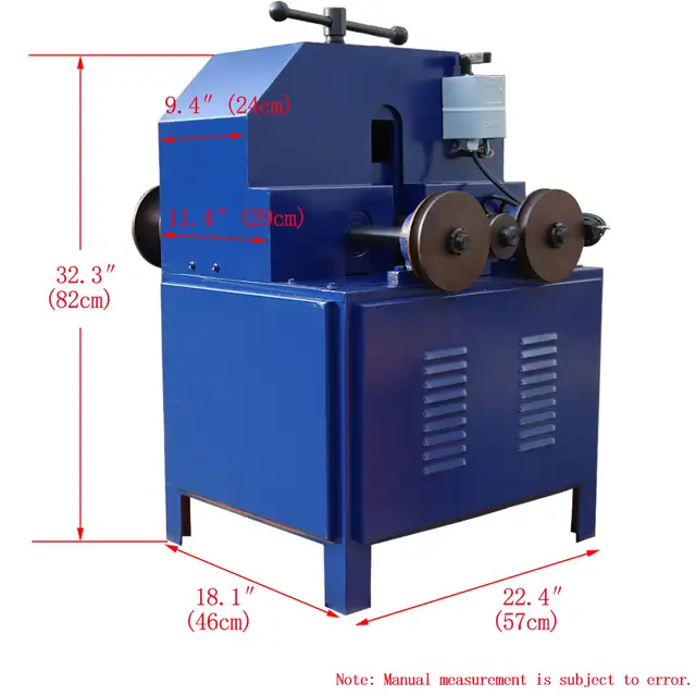 Rolling Pipe Bending Machine with 9 Round & 8 Square Die 190820 - Photo 3